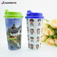 Sublimation High Temperature resistance plastic photo printing cup